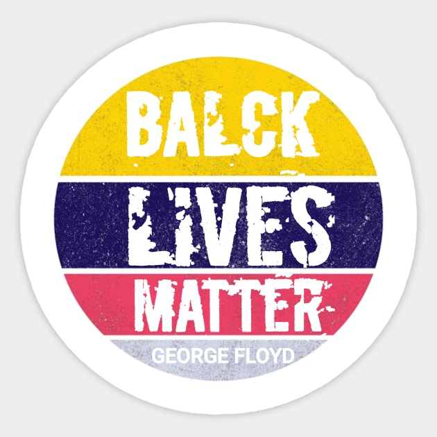 Balck lives matter,  George floyd Sticker by FouadBelbachir46